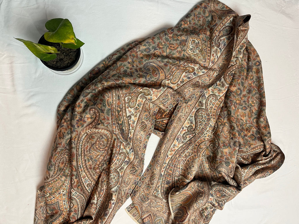 Kani Shawl – Traditional Kashmiri Weave, Premium Soft Finish (81” x 38”)